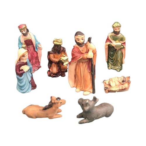 8pcs nativity figurines - 8pcs,