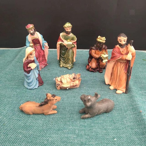 8pcs nativity figurines set - nativity,
