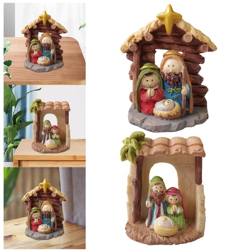 Holy family figurine christmas - figurine,